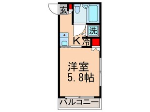 ウインベルソロ梅島第３(３０６)の物件間取画像